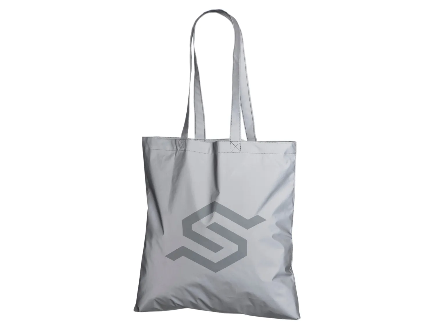 Handlenett Reflective handlenett graa 40x40 reflekterende