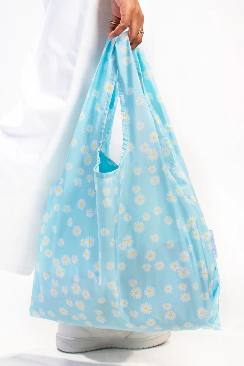 Kind Bag Daisy Blue handlenett medium gjenbrukbart 20 kg