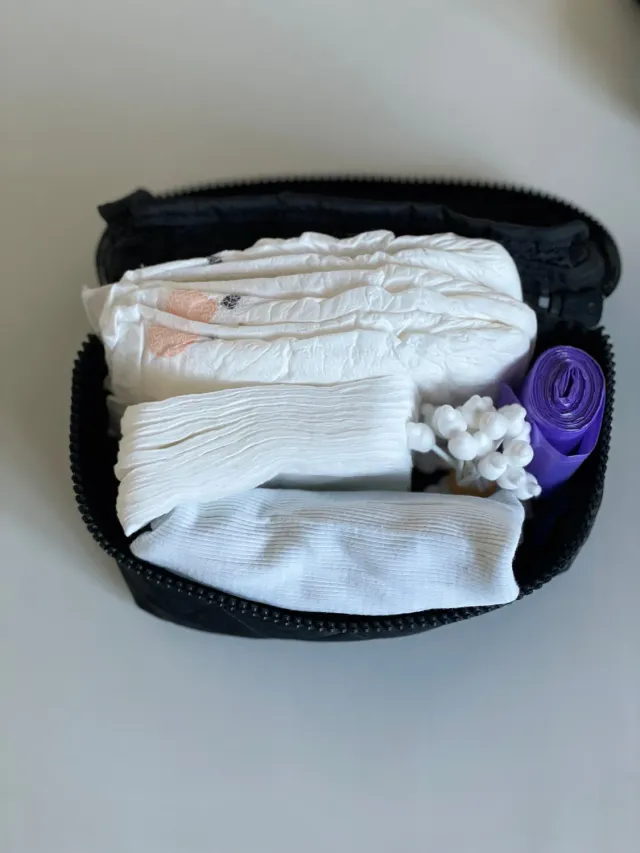 CPH Bags Baby Mini oppbevaringsveske sort quiltet