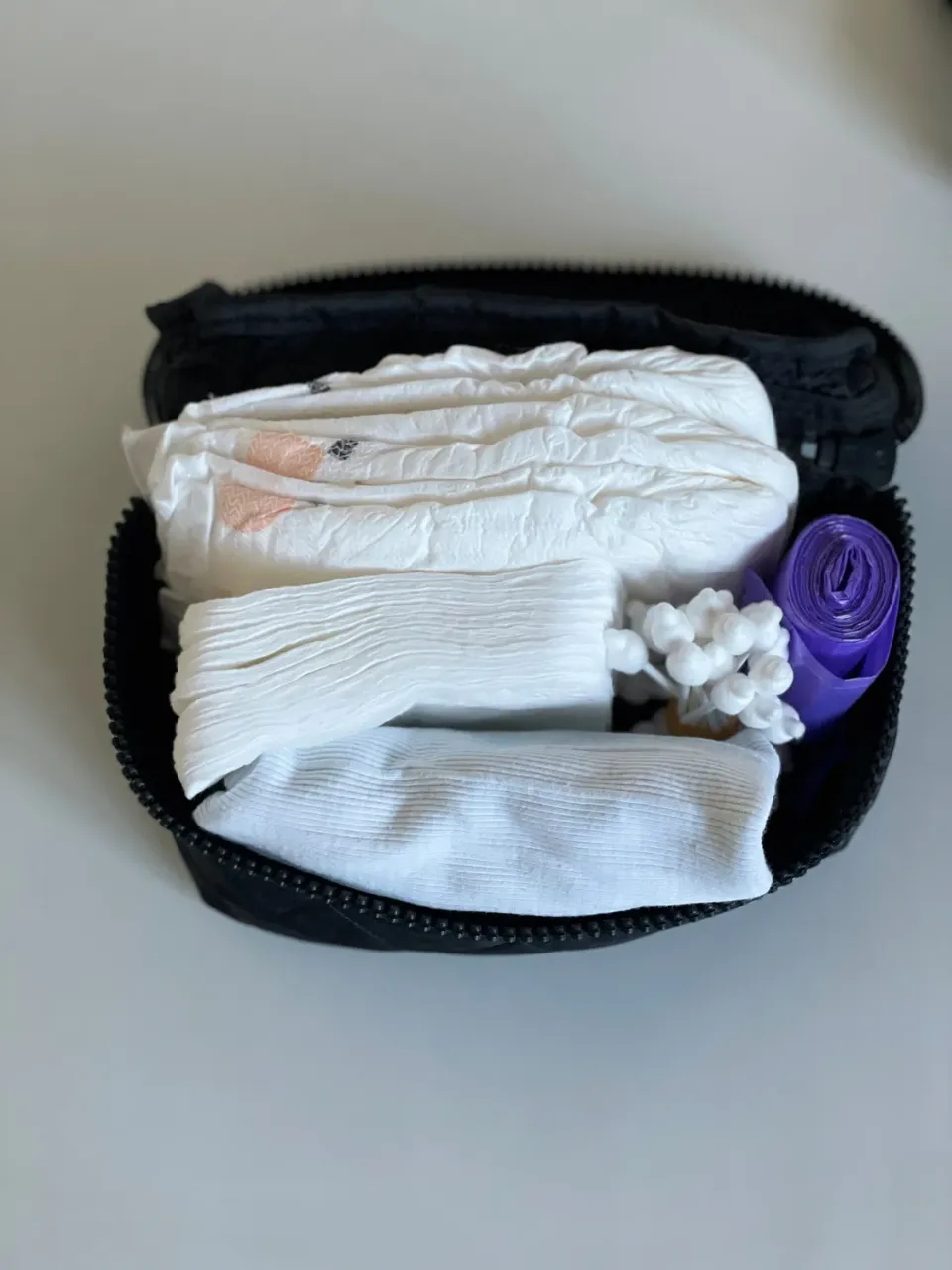 CPH Bags Baby Mini oppbevaringsveske sort quiltet
