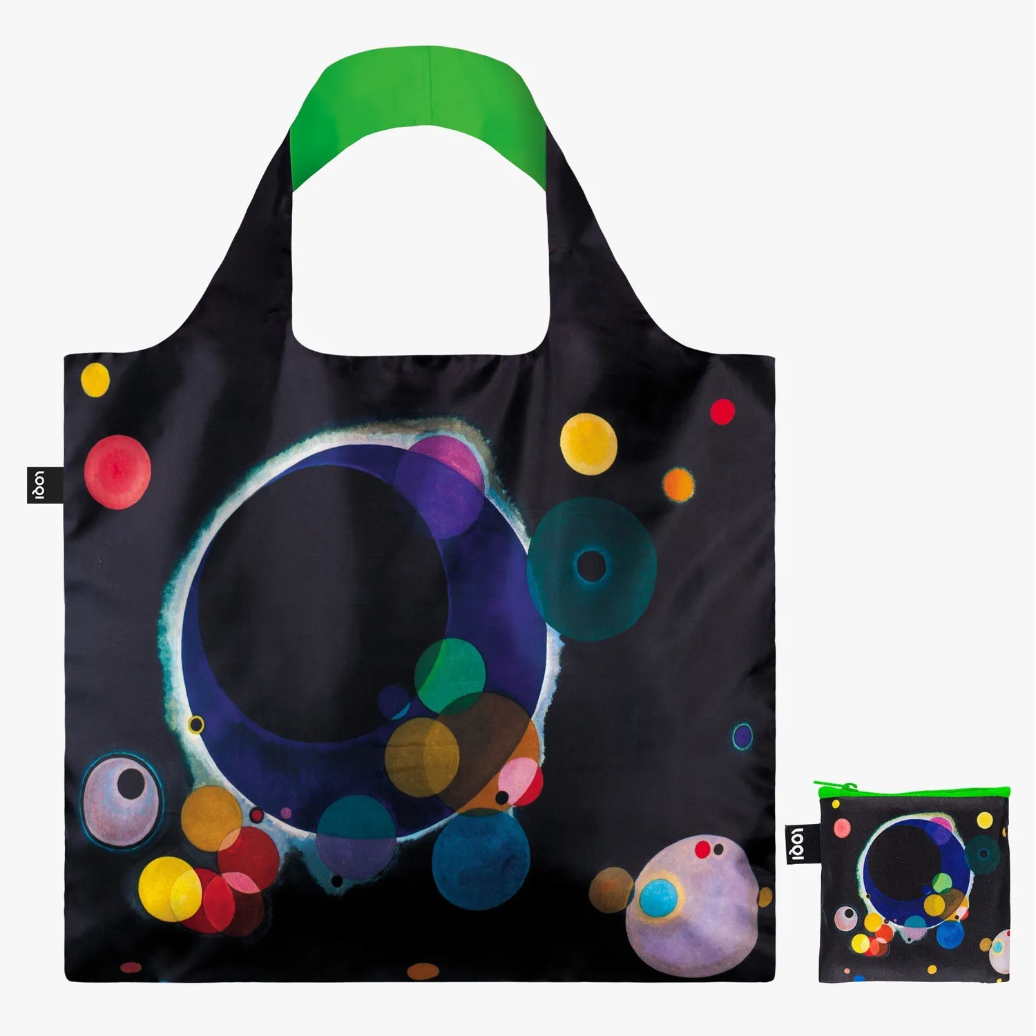 LOQI Kandinsky Several Circles handlenett neon