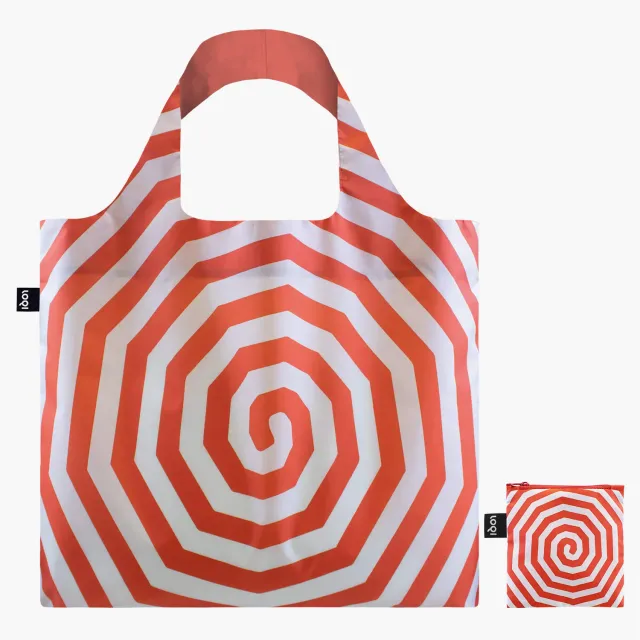LOQI Louise Bourgeois Spirals Red handlenett rødt