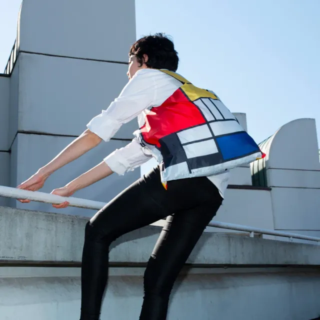 LOQI Mondrian Composition handlenett resirkulert