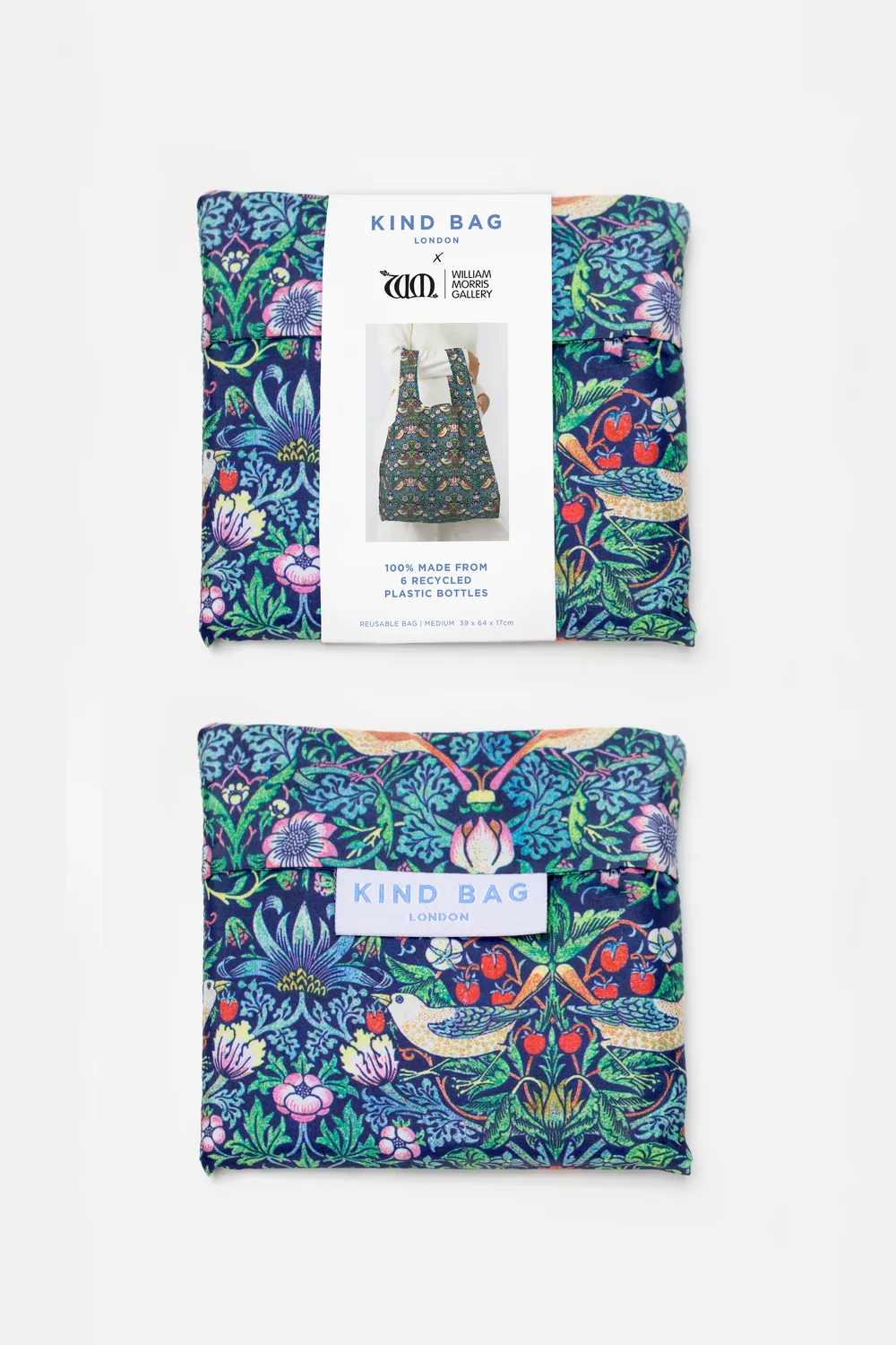 Kind Bag William Morris Strawberry Thief Medium handlenett