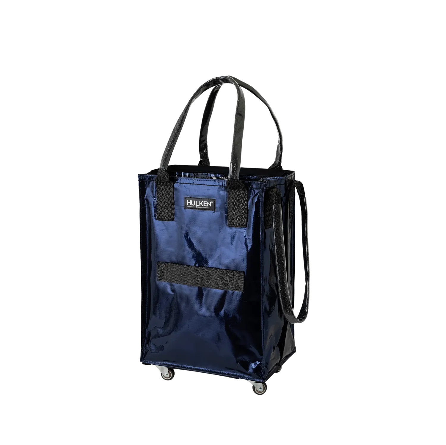 Hulken Midnight Blue toteveske mørkeblå på hjul