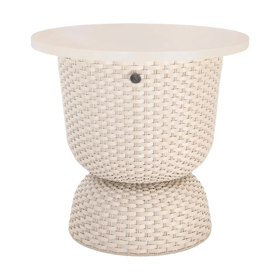 Handed By Twist Table sidebord oppbevaringsbord med lokk flettet