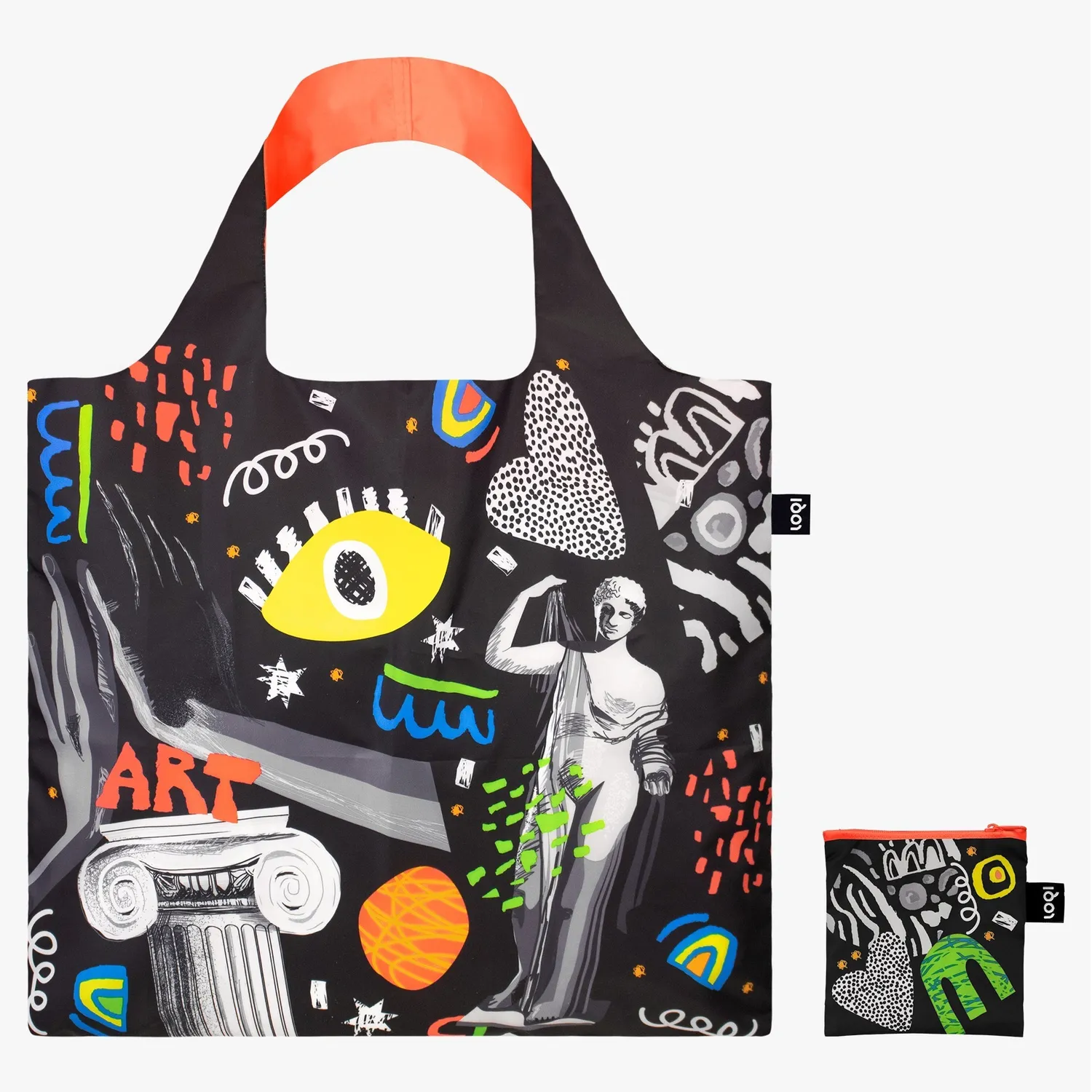 LOQI Classic Art handlenett resirkulert kunst