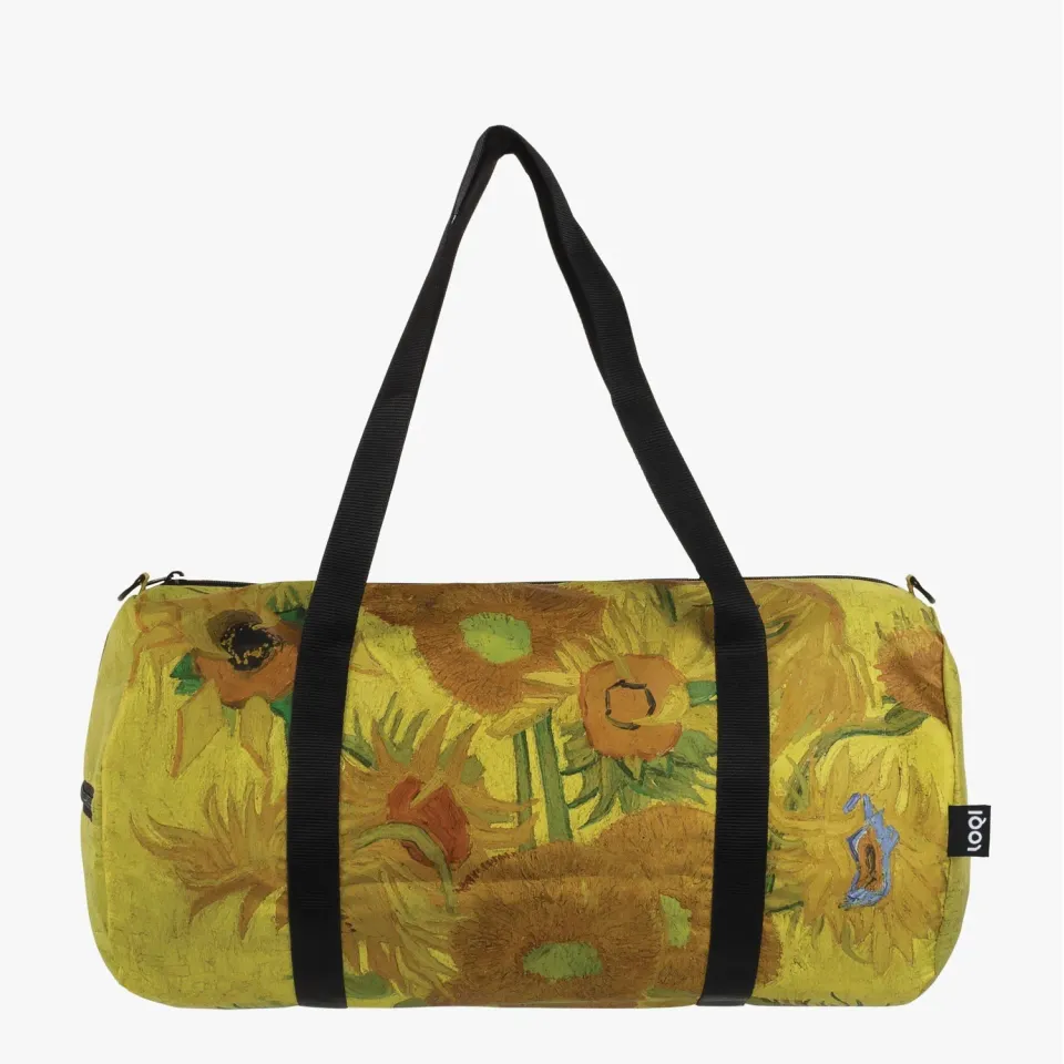 LOQI Van Gogh Museum Sunflowers weekendbag solsikker