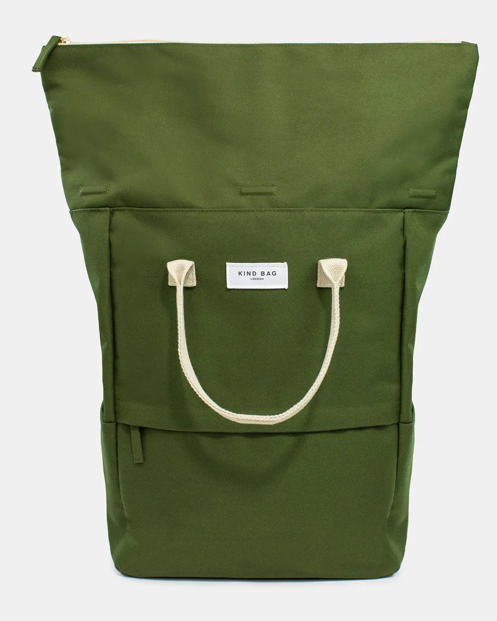 Kind Bag Hackney Large sekk khaki vannavstøtende stor