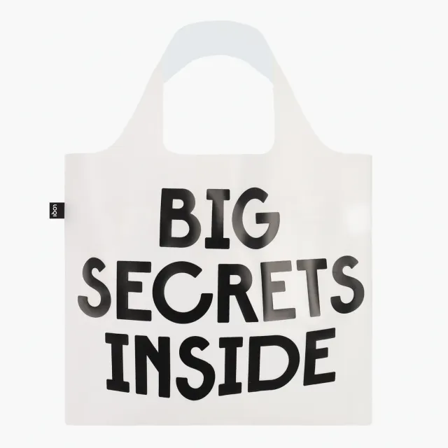 LOQI Snask Transparent Secret handlenett gjennomsiktig