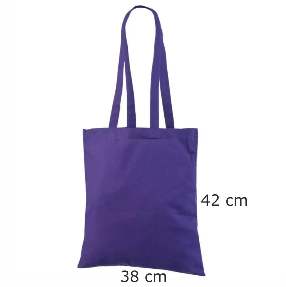 Handlenett Cotviolet3842 handlenett fiolett 38×42 cm bomull