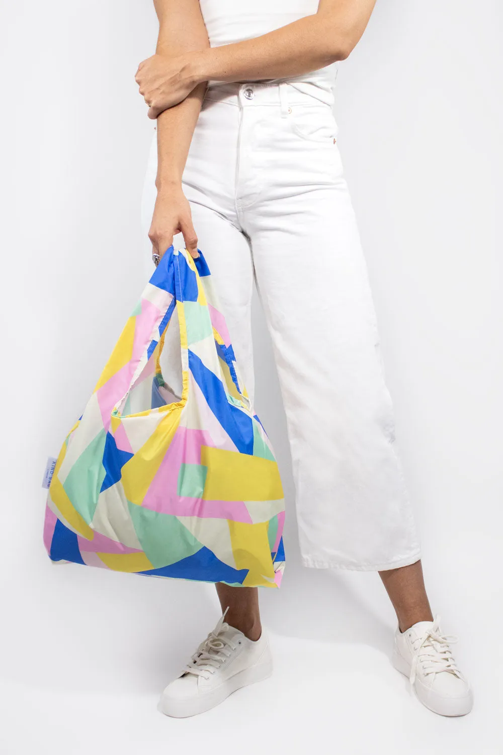 Kind Bag Multi Mosaic handlenett medium resirkulert