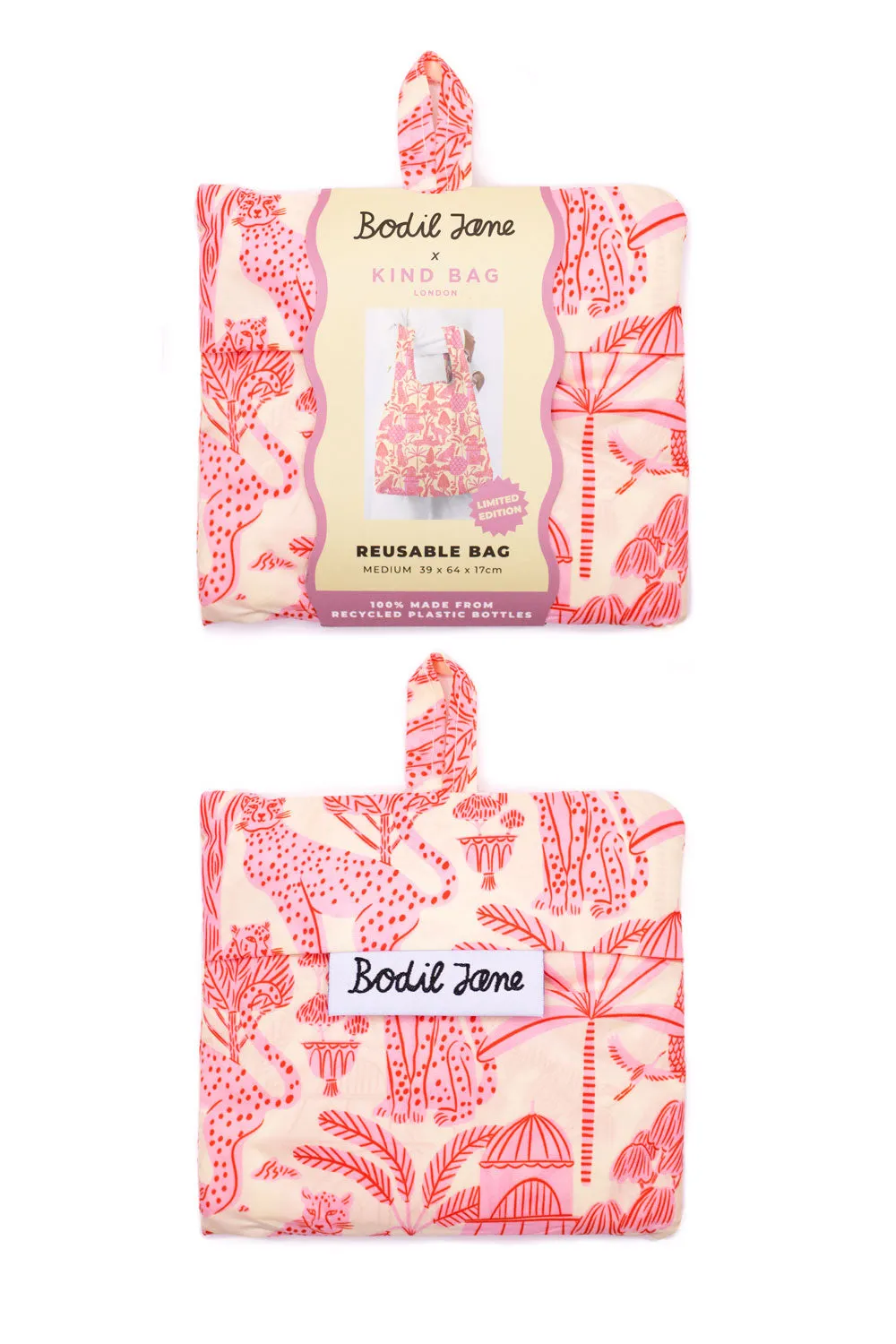 Kind Bag Bodil Jane Cheetah Paradise medium handlenett 20 kg
