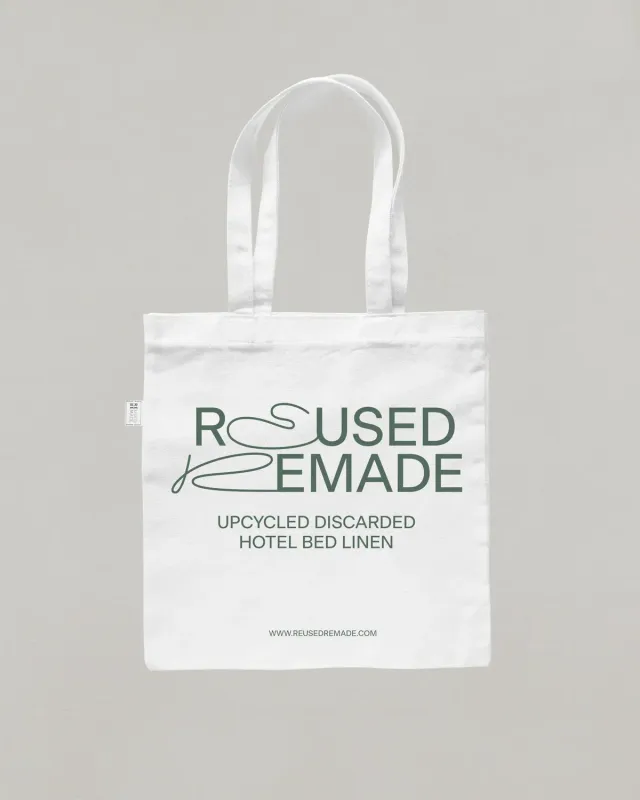 Reused Remade Classic handlenett gjenbrukslaken
