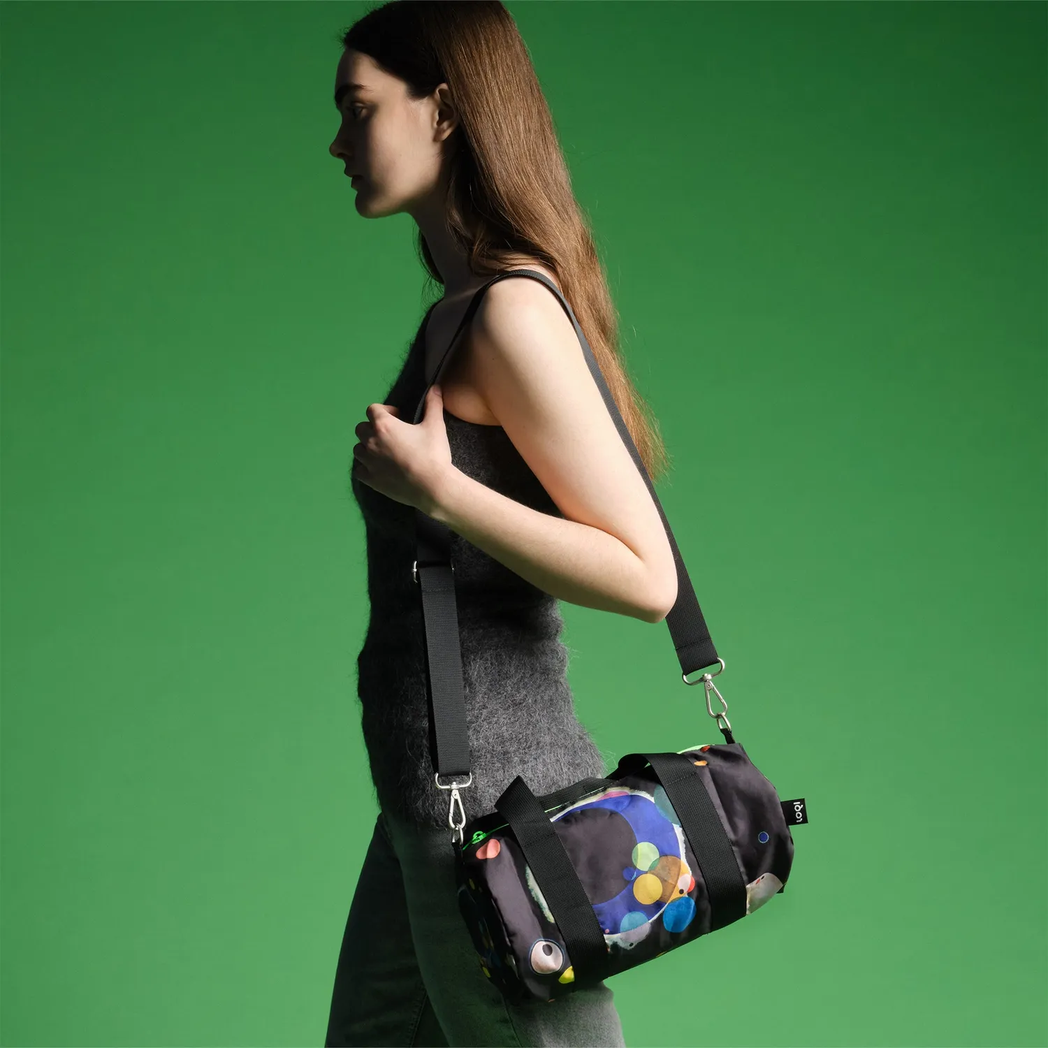 LOQI Kandinsky Several Circles Neon weekender medium