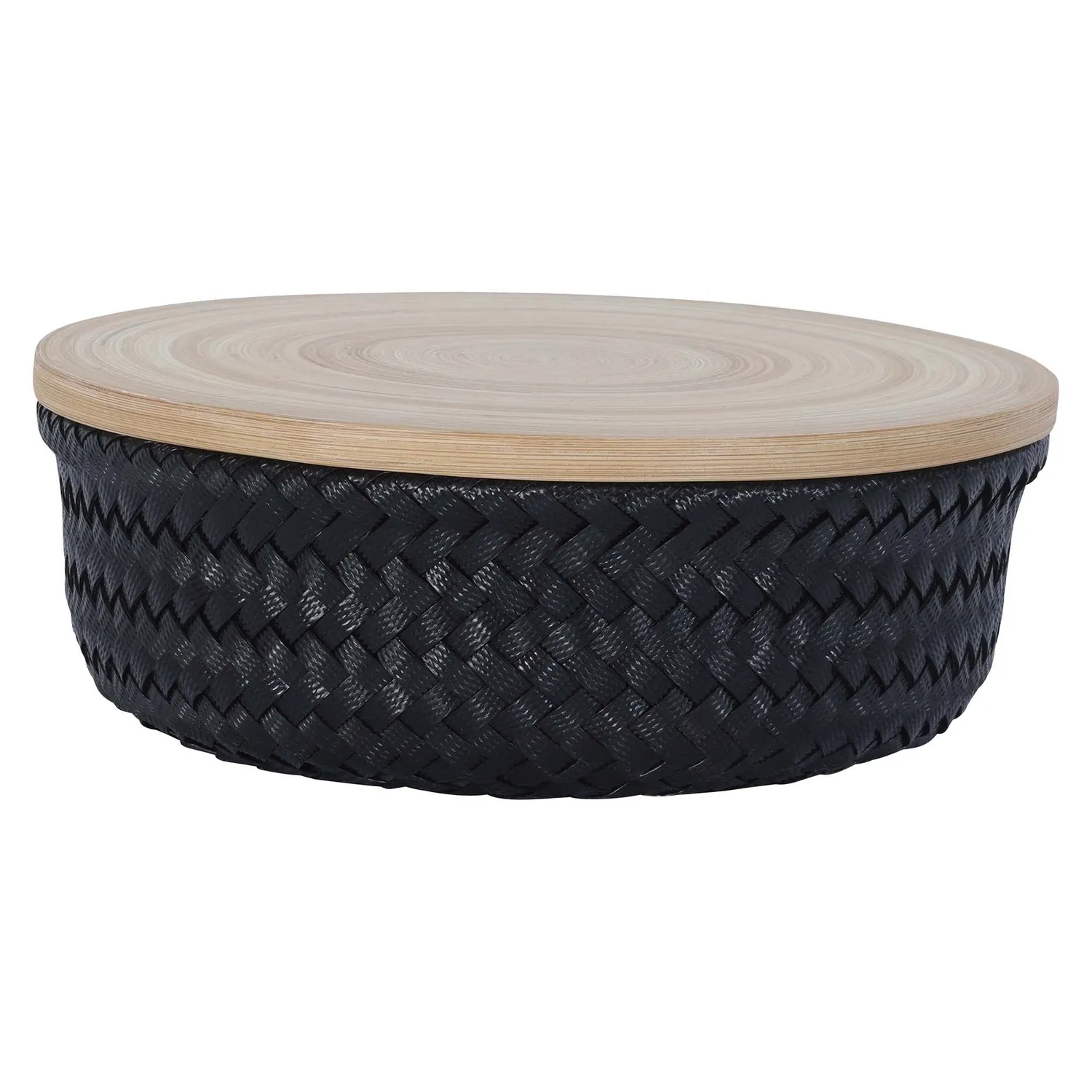 Handed By Wonder XS S M oppbevaringskurv svart 3-pk med lokk