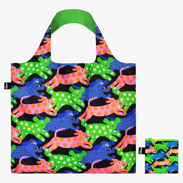 LOQI Glitter Power Dogs handlenett hunde
