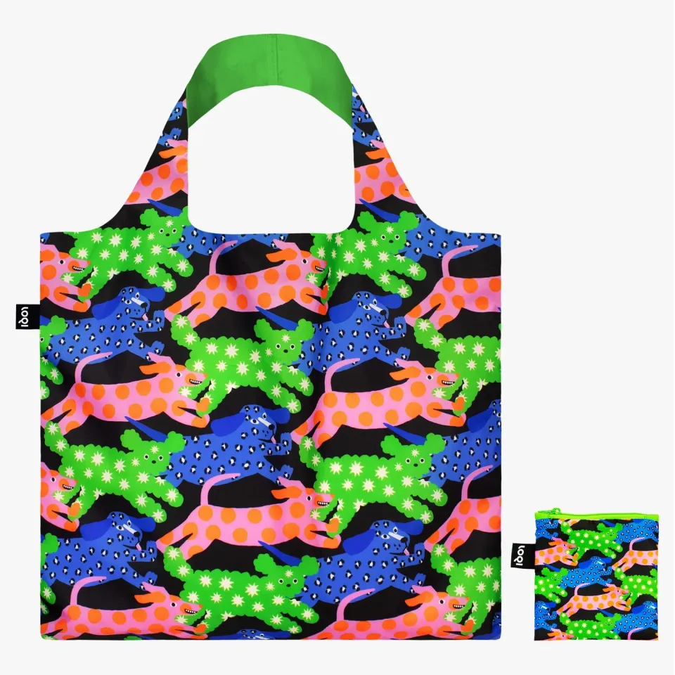 LOQI Glitter Power Dogs handlenett hunde