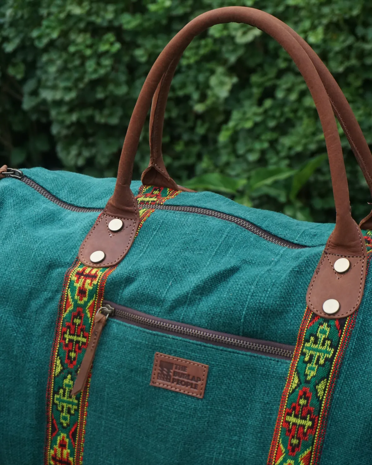 The Burlap People Parvati Duffel reisebag Black stor