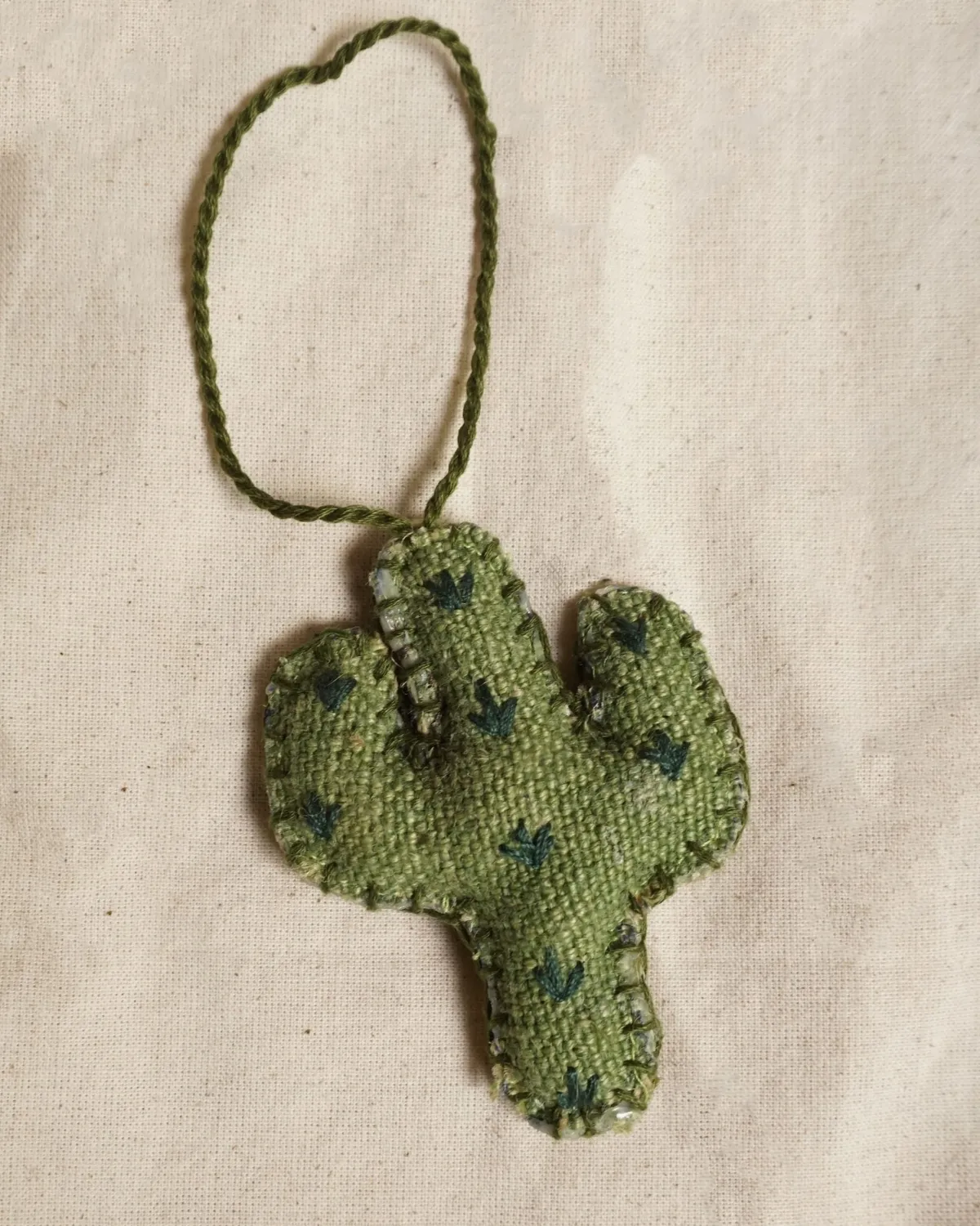 The Burlap People Burlap Charms veskeanheng Cool Cactus