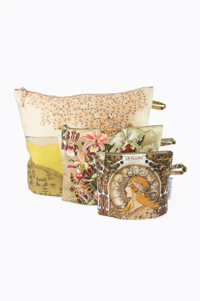 Kind Bag Pouches Museum Neutrals sminkeveske 3-pk