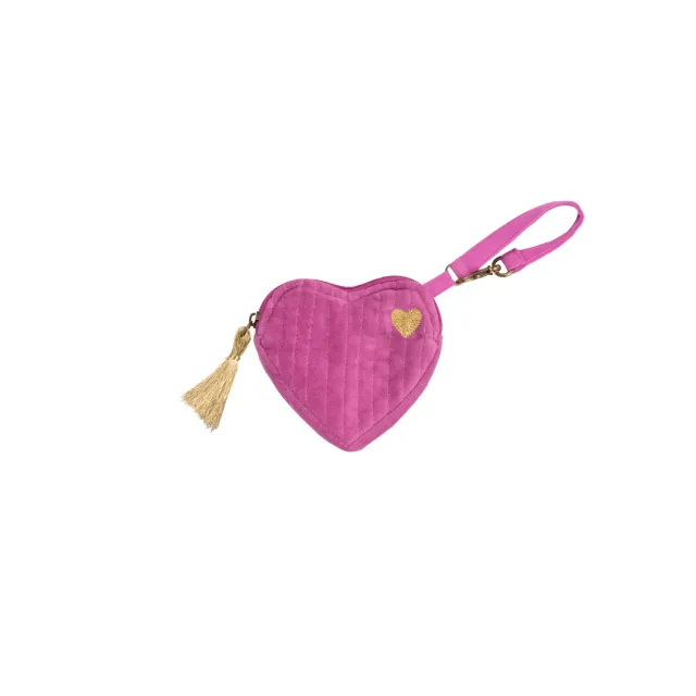 Handed By Leela Heart pung hjerte bomull