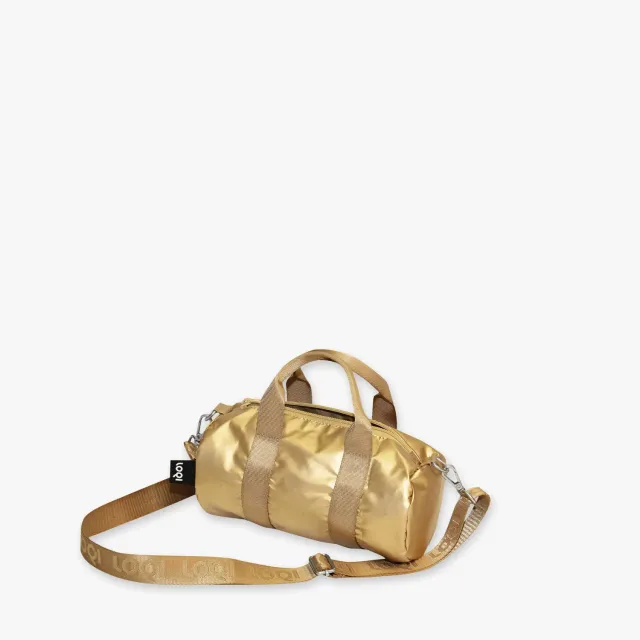 LOQI Metallic Gold liten weekender gull