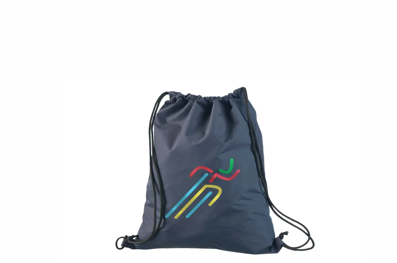 Handlenett Nylnavy_draw_uk ryggsekk blå 35×45 cm vannavstøtende