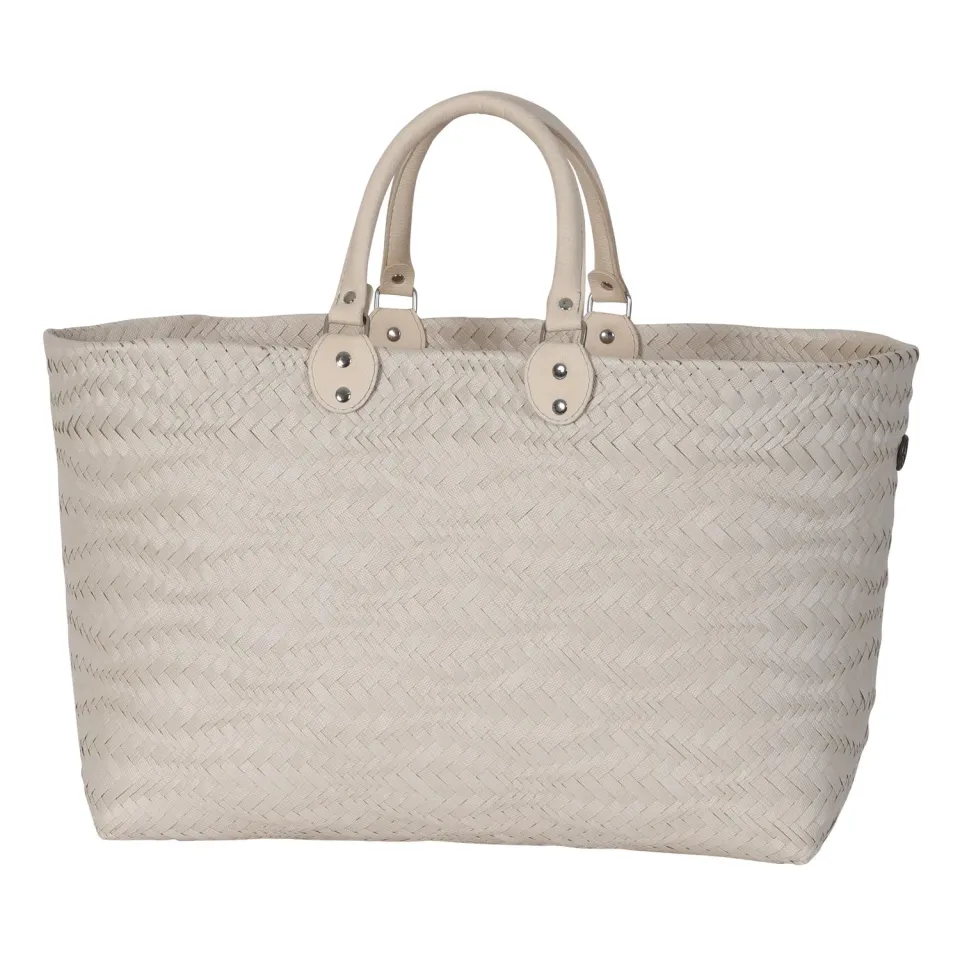 Handed By Dune shopper champagne resirkulert plast