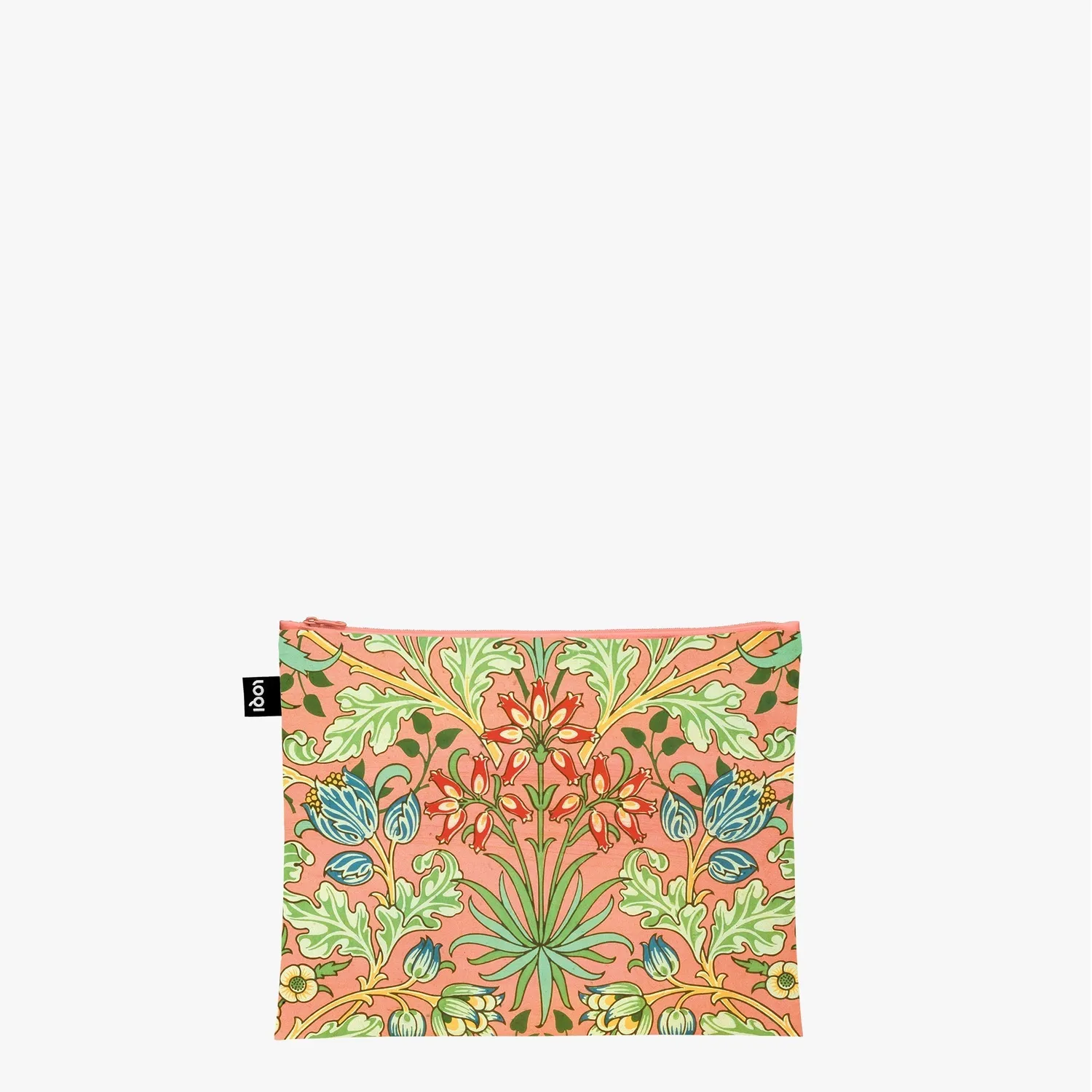 LOQI William Morris glidelåslomme resirkulert blomstret