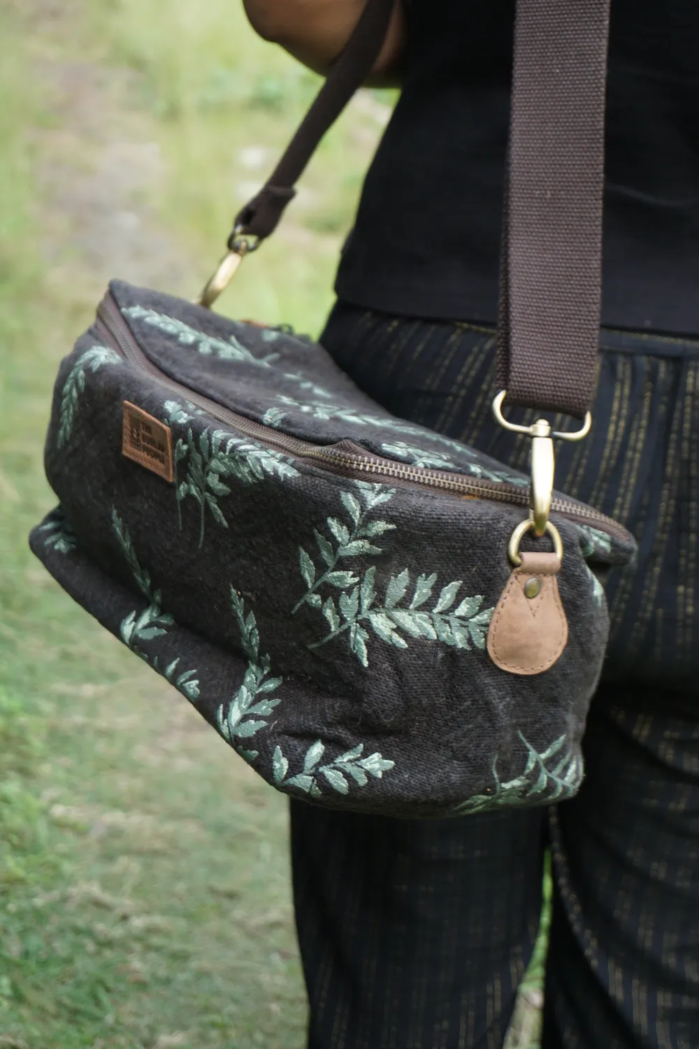 The Burlap People Camera Bag kameraveske Charcoal Tulsi