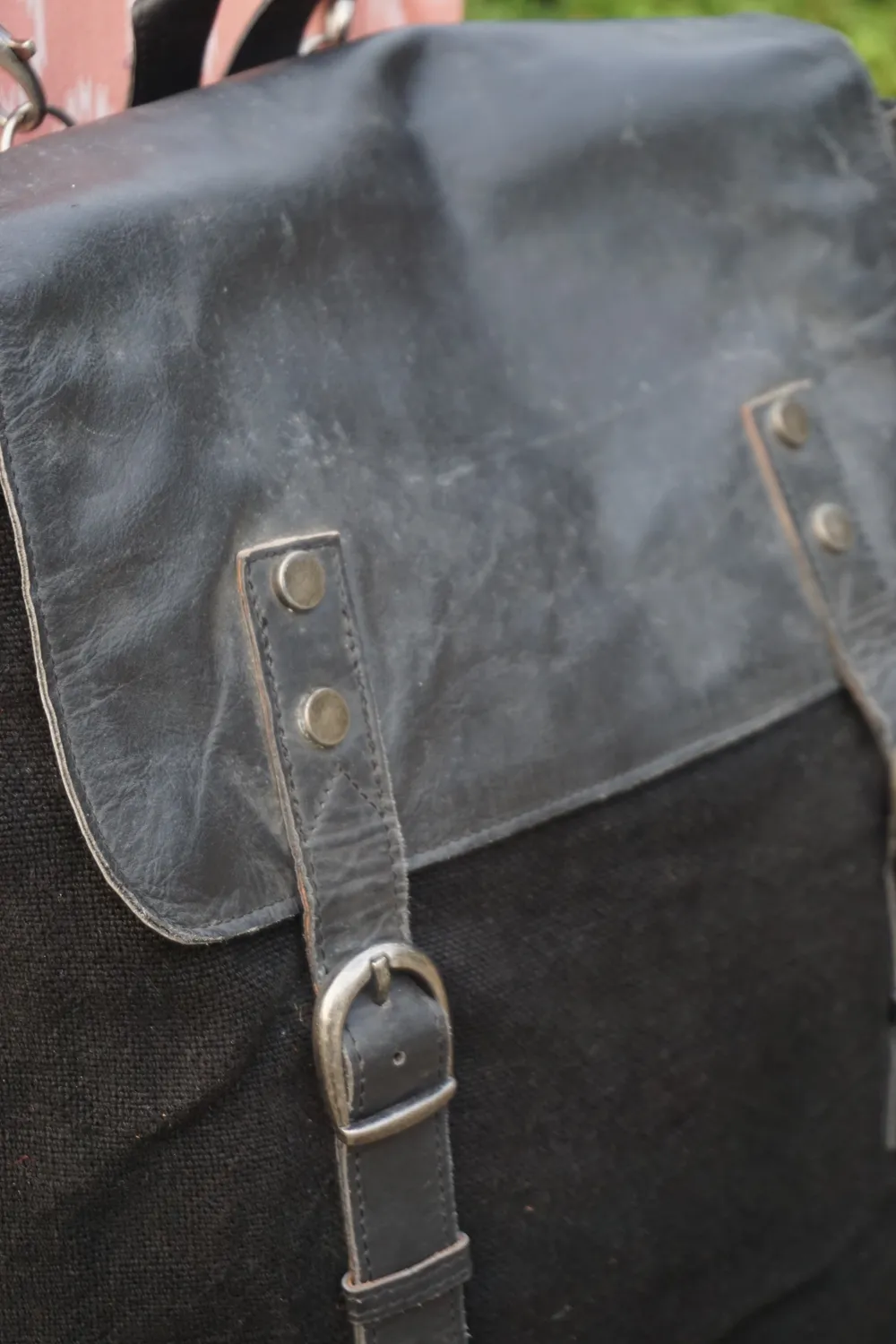 The Burlap People Custom Backpack ryggsekk svart