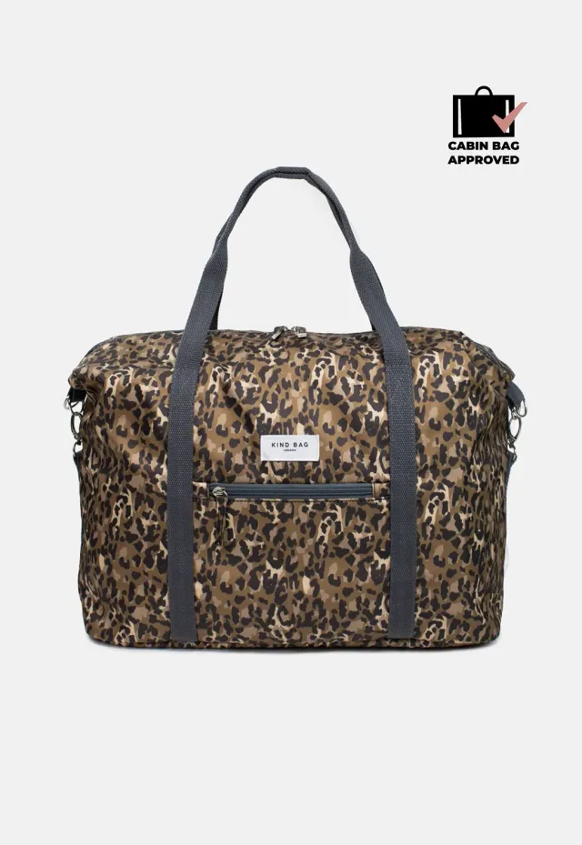 Kind Bag Weekender reisebag leopard kabin