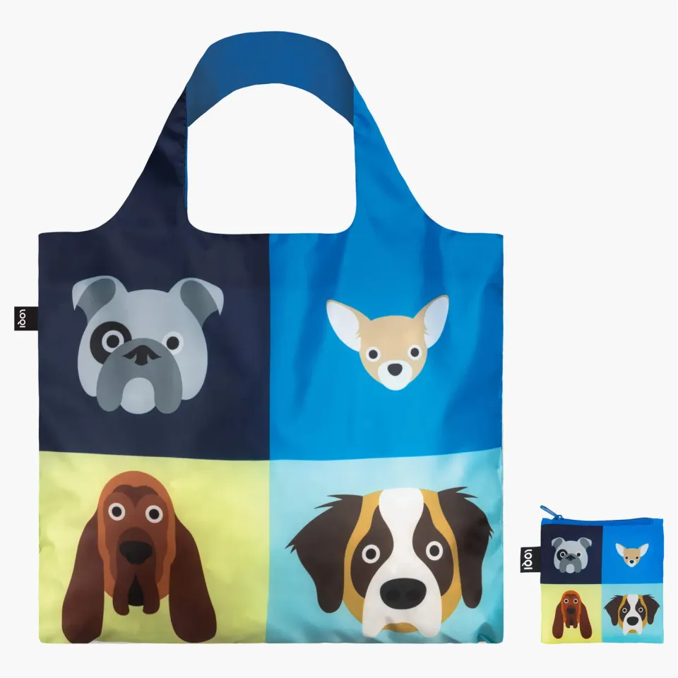 LOQI Cheetham Dogs handlenett hundeprint