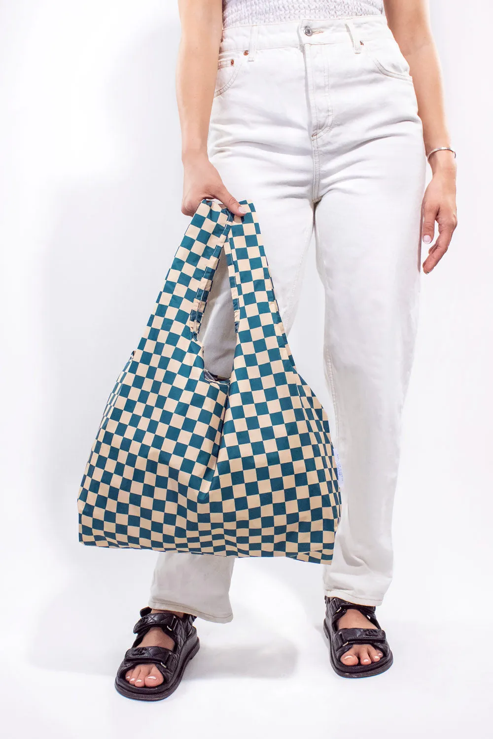 Kind Bag Medium handlenett Checkerboard resirkulert