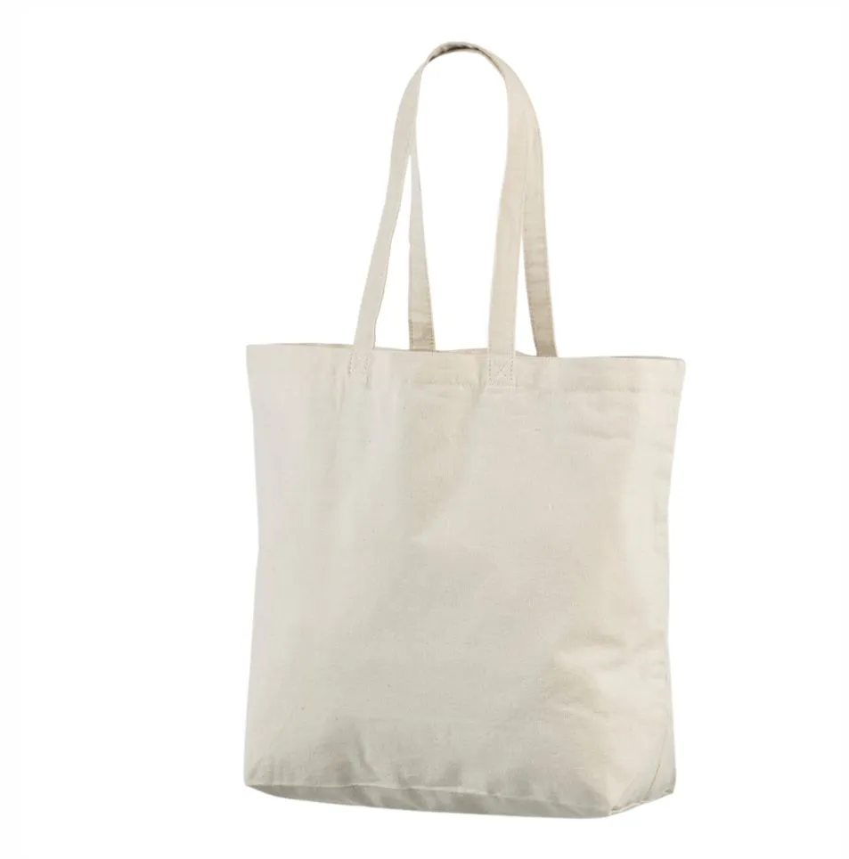 Handlenett Cotnat50x38+14 handlenett naturhvit stor 50 cm