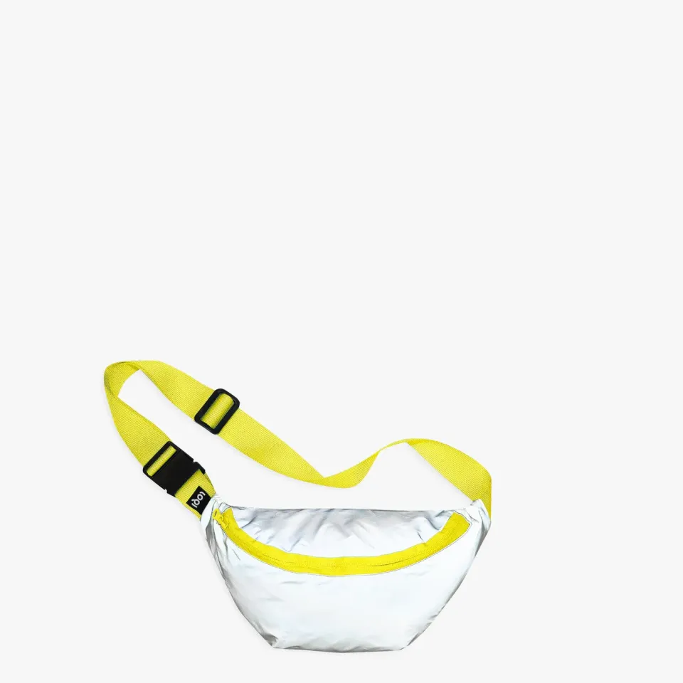LOQI Reflective neongul magemappe medium reflekterende