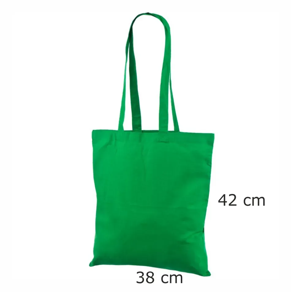 Handlenett CotGreen3842 handlenett grønn 38x42 cm bomull