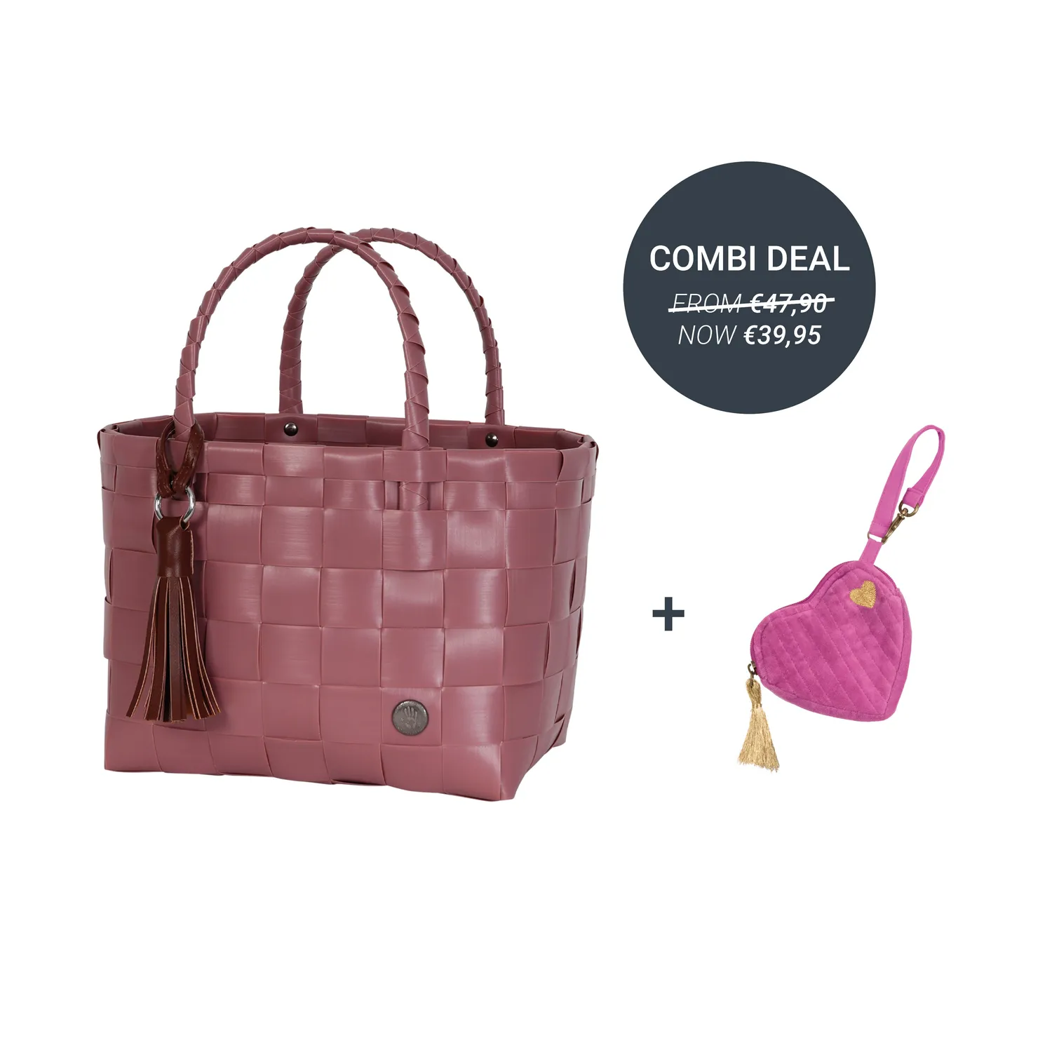 Handed By Mini Paris Leela Heart shopper kombisett