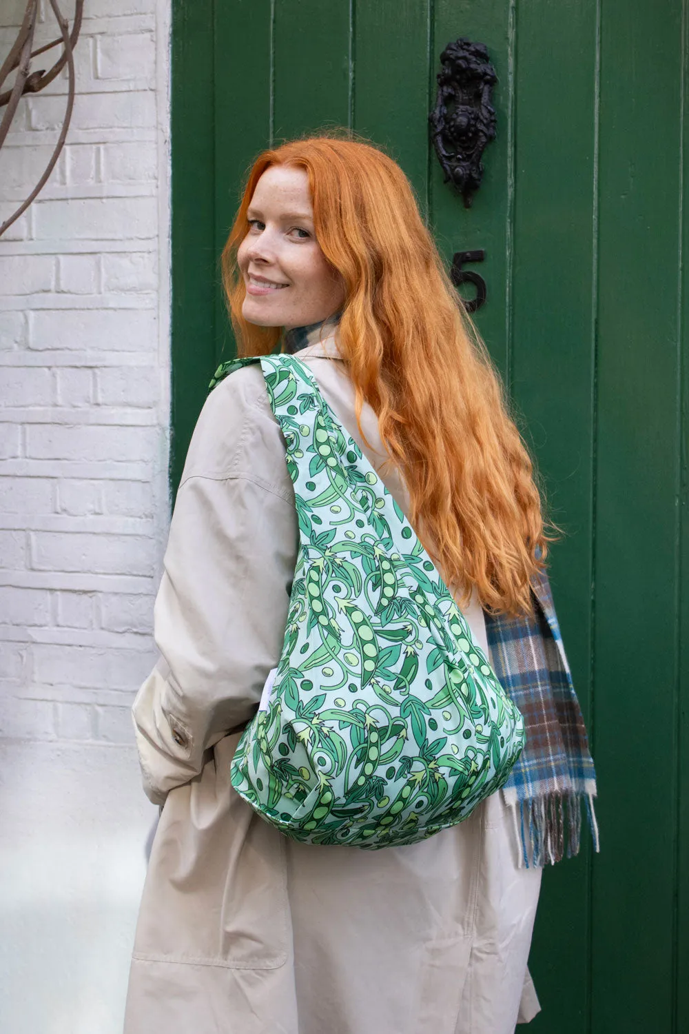 Kind Bag Peas handlenett medium ertemønstret