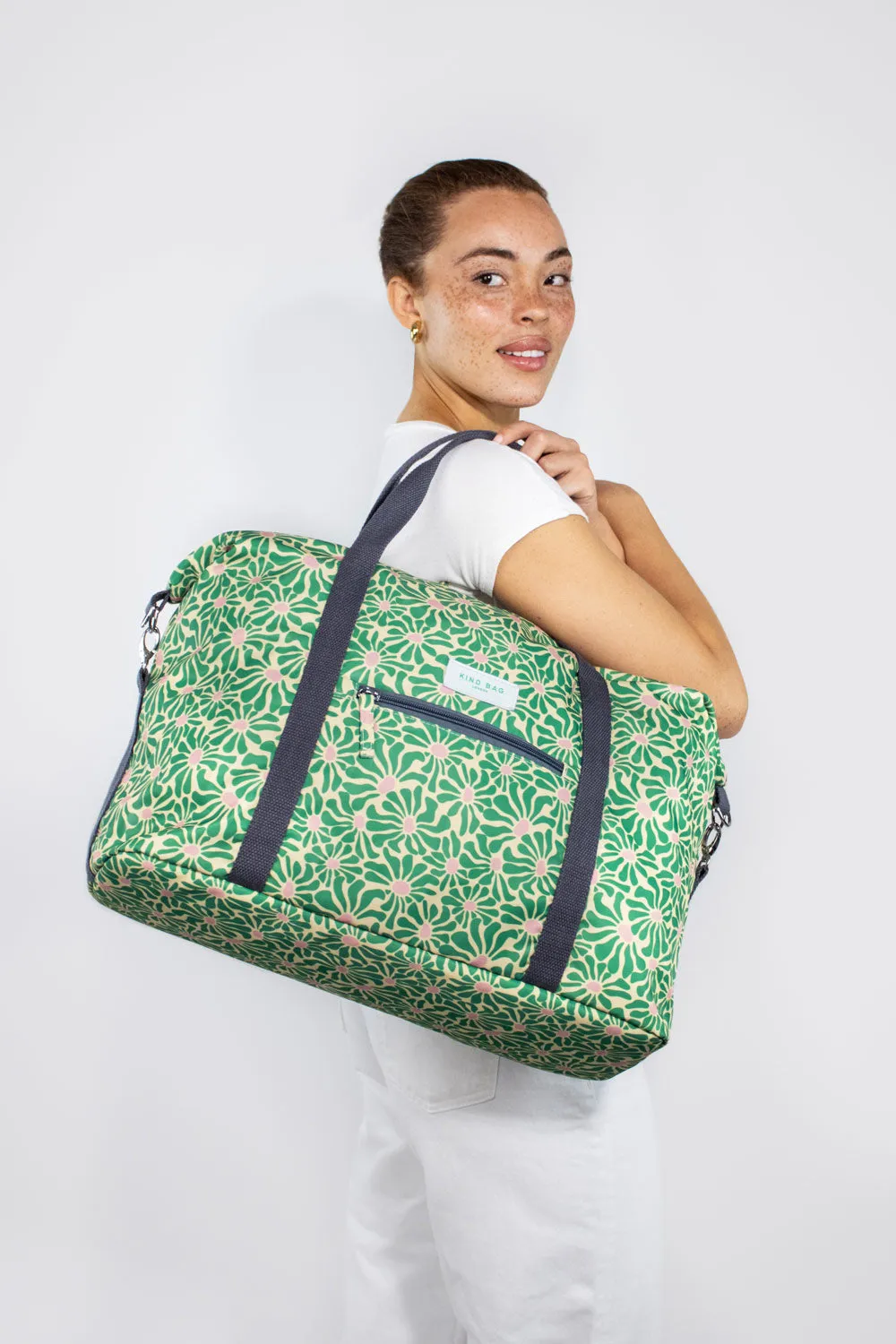 Kind Bag Weekender Abstract Flowers reiseveske blomst