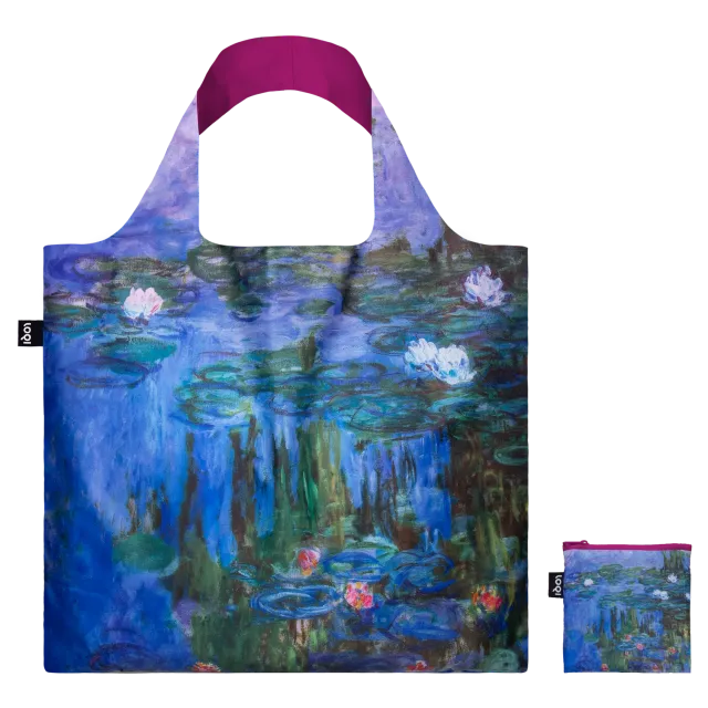 LOQI Claude Monet Vannliljer handlenett resirkulert