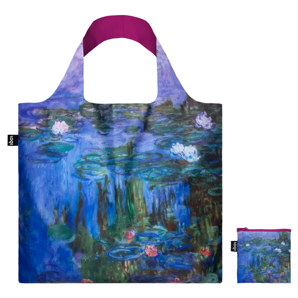 LOQI Claude Monet Vannliljer handlenett resirkulert