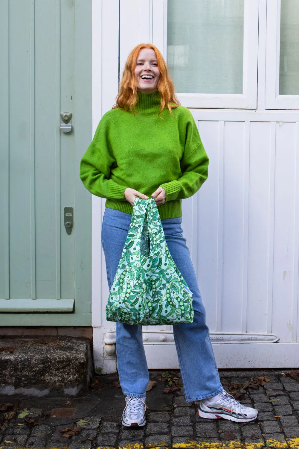 Kind Bag Peas handlenett medium ertemønstret