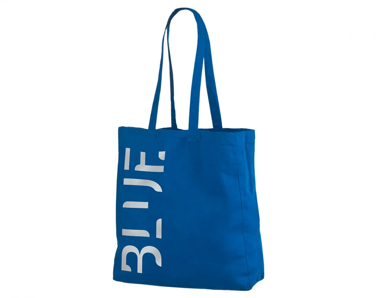 Handlenett CotBlue handlenett blaa 38x10x42 bomull