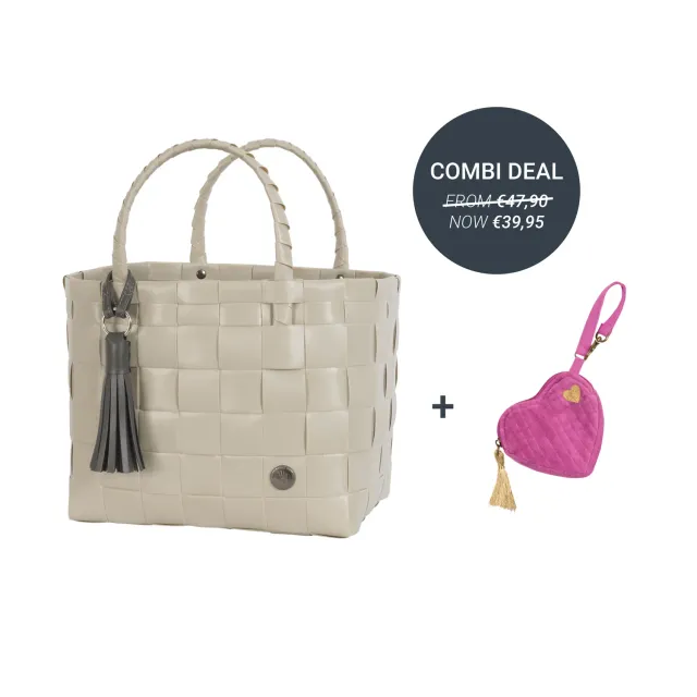 Handed By Mini Paris Leela Heart shopper kombisett