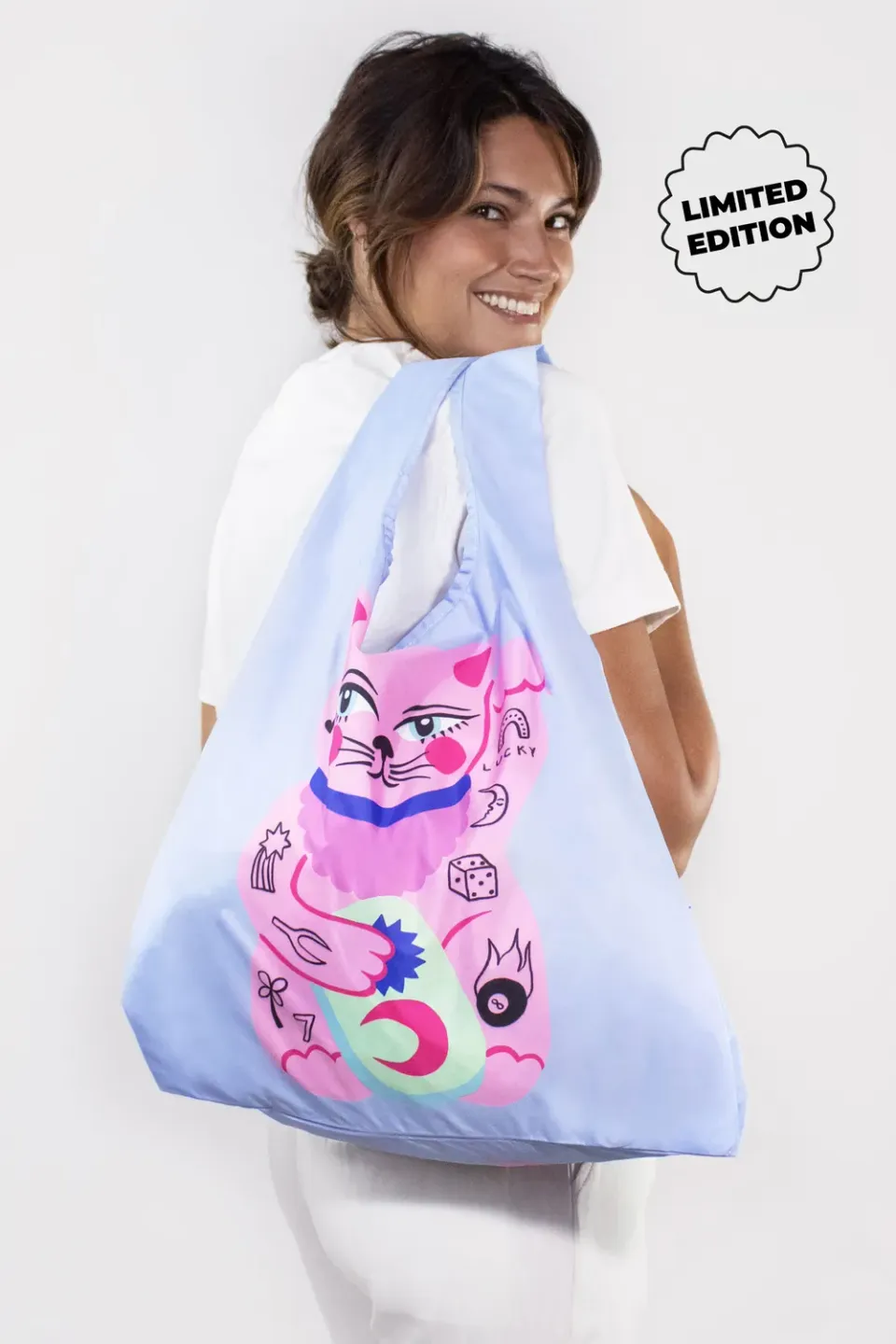 Kind Bag Amy Hastings Lucky Cat Medium handlenett