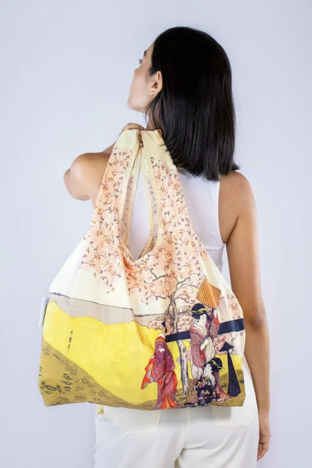 Kind Bag Kitagawa Gotenyama no Hanami handlenett medium resirkulert
