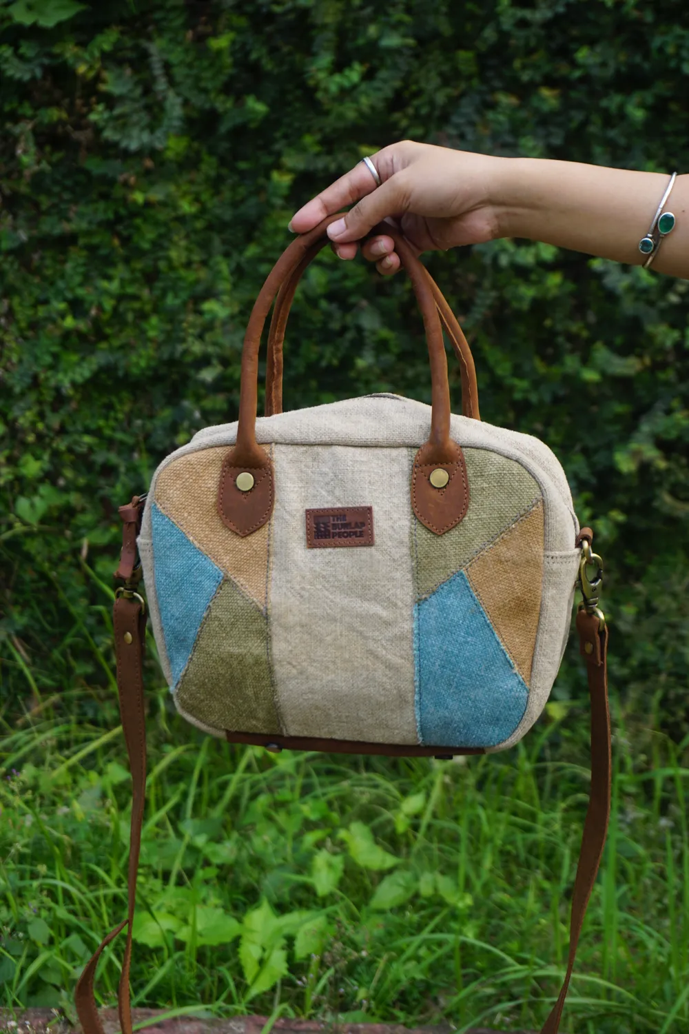 The Burlap People matpose Multicolour Patchwork