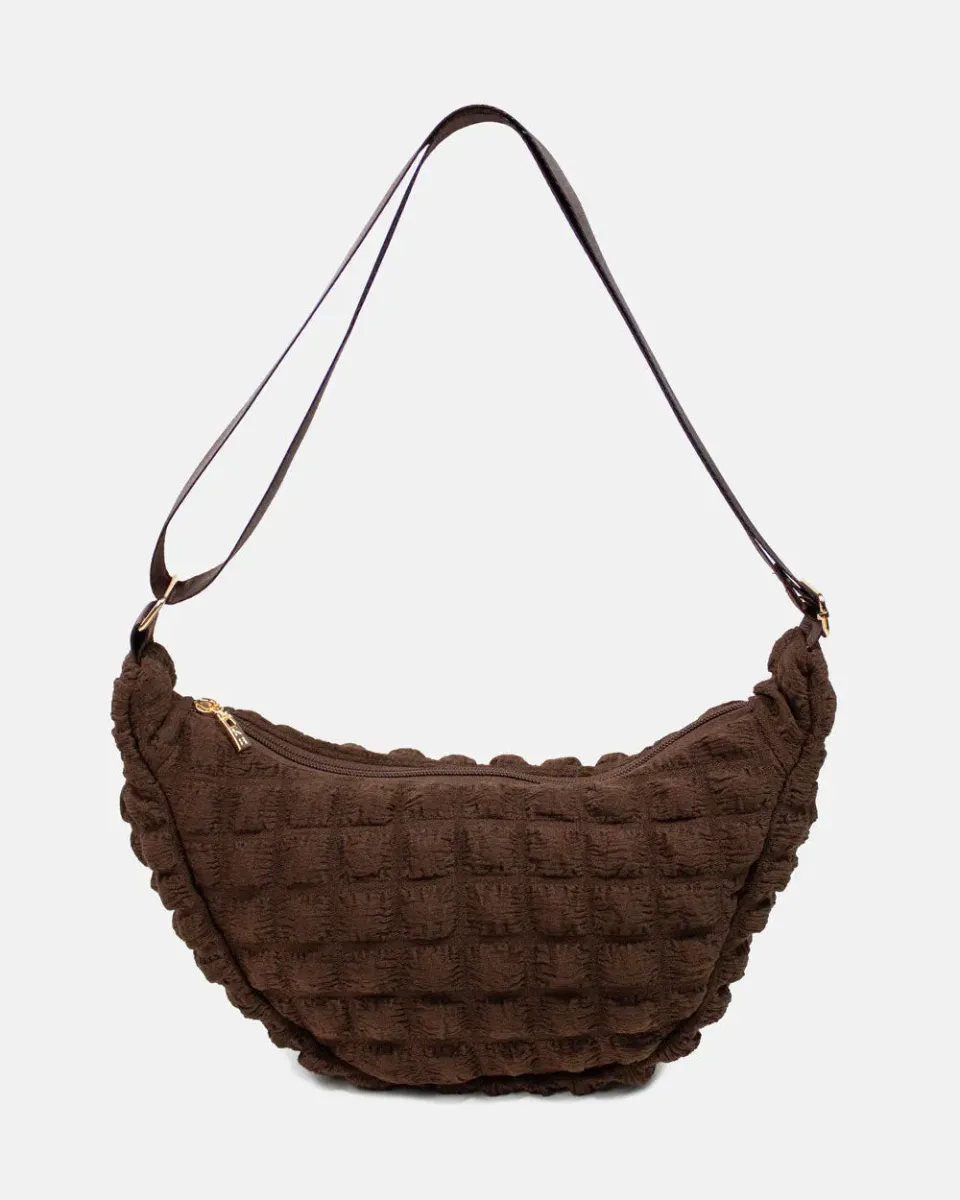 Kind Bag Crossbody veske brun justerbar 5 kg